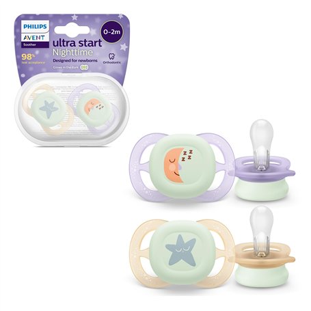 Philips Avent Sucettes de nuit Ultra Start