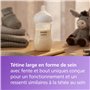 Philips Avent Natural Response - coffret cadeau : 4 biberons Natural Response 260 ml avec tétines T3 (1 mois et plus) (modèle SC