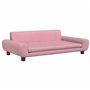 vidaXL Canapé pour Enfants Rose 100x54x33 cm Velours
