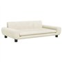 vidaXL Canapé pour Enfants crème 100x54x33 cm Velours