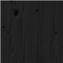 Mensole da Parete 2 pz Nero 80x12x9cm in Legno Massello di Pino