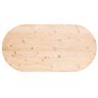 vidaXL Dessus de Table, Plateau de Bureau, Dessus de Table de Remplacement Maison Restaurant, Marron 90x45x2,5 cm Bois de Pin Ma