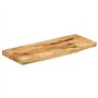8 cm Bord Vivant Bois Massif manguier