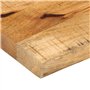 vidaXL Dessus de Table 70x30x3,8 cm Bord Vivant Bois Massif manguier, Dessus de Table en Bois, Dessus de Table d'appoint, Dessus