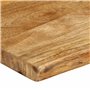 vidaXL Plateau de table en bois massif avec manche 100 x 40 x 2,5 cm, surface de table, plateau de table en bois, plateau de rec