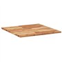 vidaXL Dessus de table carré 70x70x2 cm bois massif d'acacia