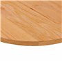 vidaXL Dessus de Table 80x40x2 cm Bois de chêne Massif Ovale