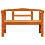 vidaXL Banc d'extérieur en bois d'acacia 119 x 76 x 44 cm