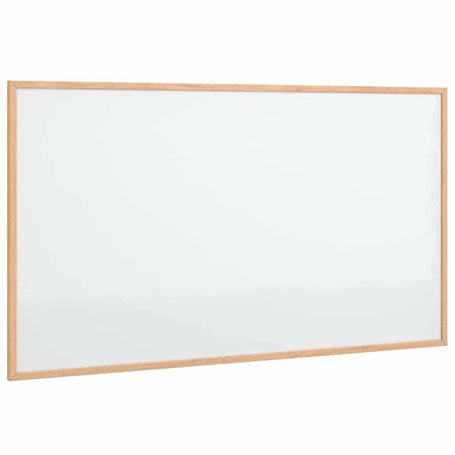 vidaXL Tableau blanc magnétique avec cadre bois de pin massif 100x55cm
