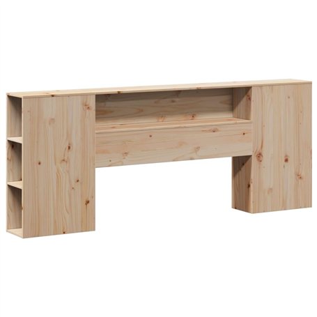 vidaXL Tête de lit avec Rangement 180 cm Bois Massif de pin
