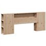 vidaXL Tête de lit avec Rangement 180 cm Bois Massif de pin