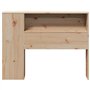 vidaXL Tête de lit avec Rangement 90 cm Bois Massif de pin, tête de lit en Bois, tête de lit avec Rangement, tête de lit sur Pie