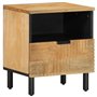 vidaXL Table de Chevet Marron 40x33x46 cm Bois de manguier Solide