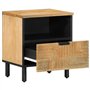 vidaXL Table de Chevet Marron 40x33x46 cm Bois de manguier Solide