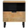 vidaXL Table de Chevet Marron 40x33x46 cm Bois de manguier Solide