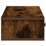 vidaXL Étagère Murale avec tiroirs chêne fumé Bois d'ingénierie