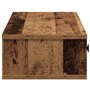 vidaXL Étagère Murale avec tiroirs Vieux Bois Bois d'ingénierie
