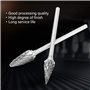 10 pièces 2.35 * 6mm fichiers rotatifs en carbure de tungstène ensemble d'outils de sculpture pour le