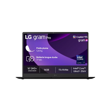 LG Electronics PC Portable 16" Gram Pro 16Z90TS-G.AU79F - 1
