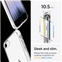 Spigen Ultra Hybrid Coque Compatible avec iPhone SE 2022 5G, iPhone SE 2020, iPhone 8 et iPhone 7 - Transparent