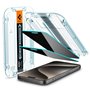 Spigen Glas.TR EZ Fit Verre Trempé pour iPhone 15 Pro Max