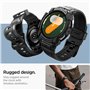 Spigen Rugged Armor Pro Coque avec Bracelet Compatible avec Samsung Galaxy Watch 7 44mm (2024) - Noir Mat