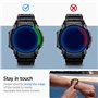 Spigen Rugged Armor Pro Coque avec Bracelet Compatible avec Samsung Galaxy Watch 7 44mm (2024) - Noir Mat