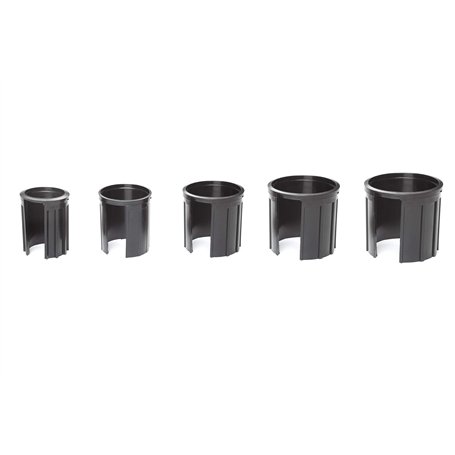 Doppler Inserts de réduction pour Pied de Parasol en Granit - Jeu de 5 Anneaux de réduction - 52/48/38/32/25 mm