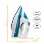 TZS First Austria Fer à repasser vapeur I 3100W I Semelle en céramique I Auto-nettoyage I Vapeur verticale I Anti-calcaire I Rep