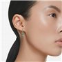 Swarovski Pendants d'oreilles Attract, Taille poire, Vertes, Placage de ton or