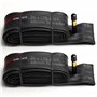 Fincci Chambre a Air 26 Pouces - Paire Сhambres à Air VTT 26 x 1.75 x 1.95 x 2.00 x 2.1 avec Valve Schrader 48mm pour Route bici