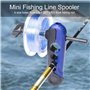 Bobine de Pêche Spooler, Portable Réglable Ligne de Pêche Spooler Reel Spooling System Tackle Tool