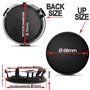 SkinoEu 4 x 75mm Enjoliveur Cache Moyeux Capuchon Compatible avec Mercedes Centre de Roue pour Alliage Jantes B66470207 / B66470