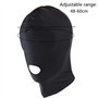 [₿aпaп⇒⭑⇒Toys] Casquette Noire Cagoule déguisement Bouche Ouverte Capuche Costume fête Halloween Cosplay Jeu de rôle fête