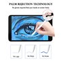 Stylet iPad, Pencil Pour iPad 2018-2022 avec Recharge Rapide, Inclinaison Palm Rejection & Adsorption Magnétique, Stylet Compati