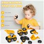 Vanplay 6 en 1 Démonter et Assembler Camion DIY Construction Véhicules Kit pour Enfant Jeu éducatif de Garçons et Filles