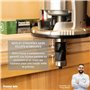 Fraiser® Fraise à affleurer avec support supérieur de 8 mm pour bois, bords dérivés et stratifiés pour défonceuse manuelle et ta