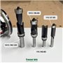 Fraiser® Fraise à affleurer avec support supérieur de 8 mm pour bois, bords dérivés et stratifiés pour défonceuse manuelle et ta