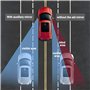 Rétroviseur d'angle mort,Miroir d'angle Mort pour Voiture,2PCS Grand Angle Réglables pour Voiture Camionnette Remorquage (type1)