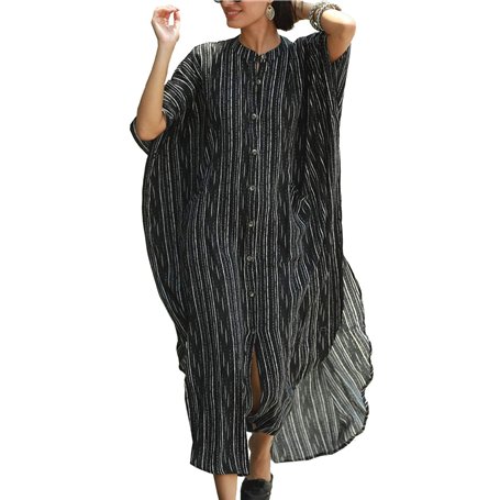 YOUKD Femmes D'été Cardigan Maxi Robe Bohème Plage Coverup Robe Longue Kimono Taille Unique