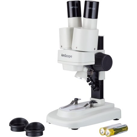 AmScope-KIDS SE100-LED - Microscope portable stéréoscopique à LED x20
