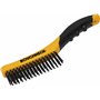 Roughneck 52044 Brosse métallique avec poignée soft grip 250 mm (Import Grande Bretagne)