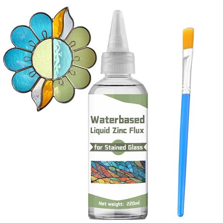 WAN2TLK Flux liquide à souder 220 ml – Flux de vitrail pour travaux de soudure