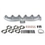 Tbvparts Collecteur d'échappement 11622248166 Plus Jeu de joints 18407788422 Fabriqué en fonte - 11627788422 Compatible avec E60