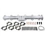 Tbvparts Collecteur d'échappement 11622248166 Plus Jeu de joints 18407788422 Fabriqué en fonte - 11627788422 Compatible avec E60