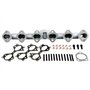 Tbvparts Collecteur d'échappement 11622248166 Plus Jeu de joints 18407788422 Fabriqué en fonte - 11627788422 Compatible avec E60