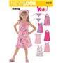 New Look NL6478 Patron de Couture Robe et Bandeau Fillette 22 x 15 cm