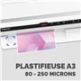 Fellowes Plastifieuse Venus A3, pour plastifier à chaud des pochettes de 80 à 250 microns, usage intensif, marche arrière automa