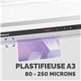 Fellowes Plastifieuse Jupiter A3, pour plastifier à chaud des pochettes de 80 à 250 microns, usage intensif, marche arrière auto