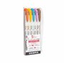 Zebra Mildliner Double Ended Brush Pen & Marker 5/Pkg-Warm